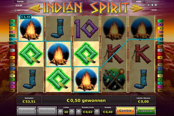 Indian Spirit Spielcasino Online