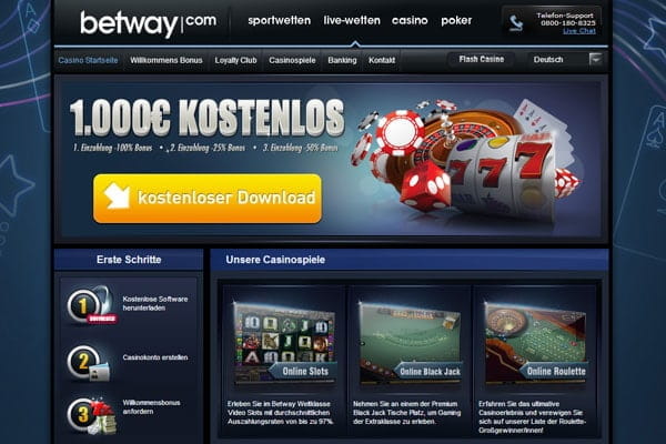 Betway Online Spielcasino