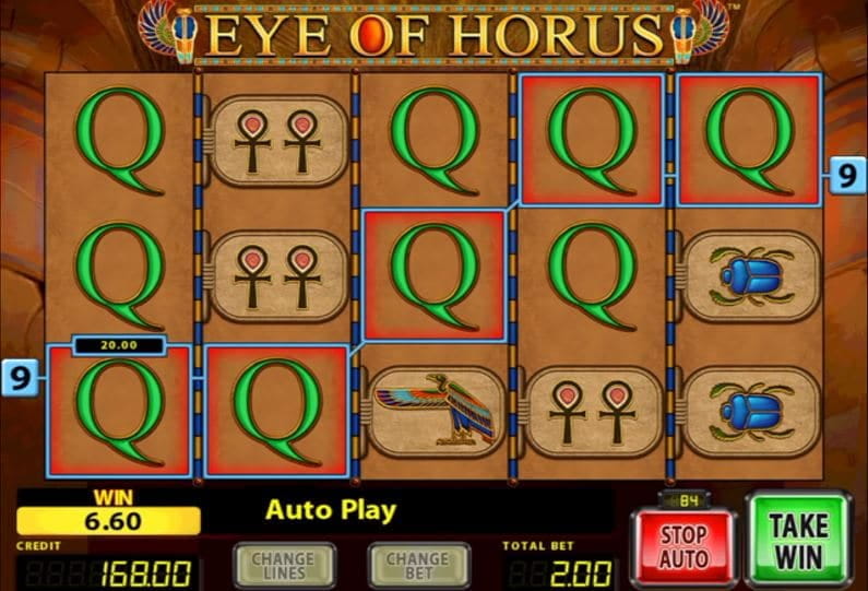 Eye of Horus Spielcasino Online