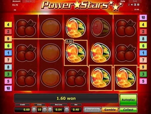 Power Stars Spielcasino Online