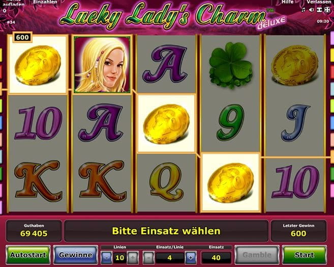 Lucky Lady´s Charm Deluxe Spielcasino Online