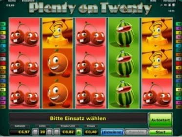 Plenty on Twenty Spielcasino Online