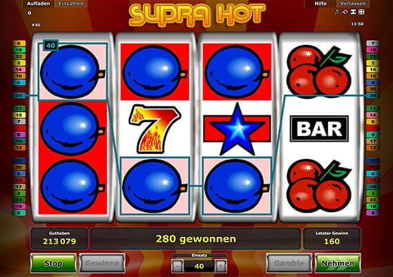 Supra Hot Spielcasino Online