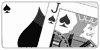 Zwei Spade Karten